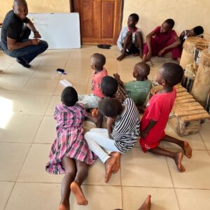 Children-laying-in-drum-circle-afternoon